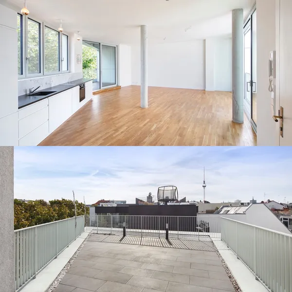Mitte: Maisonette-Penthouse mit Parkblick & 50 m2 Dachterrasse — photo 1